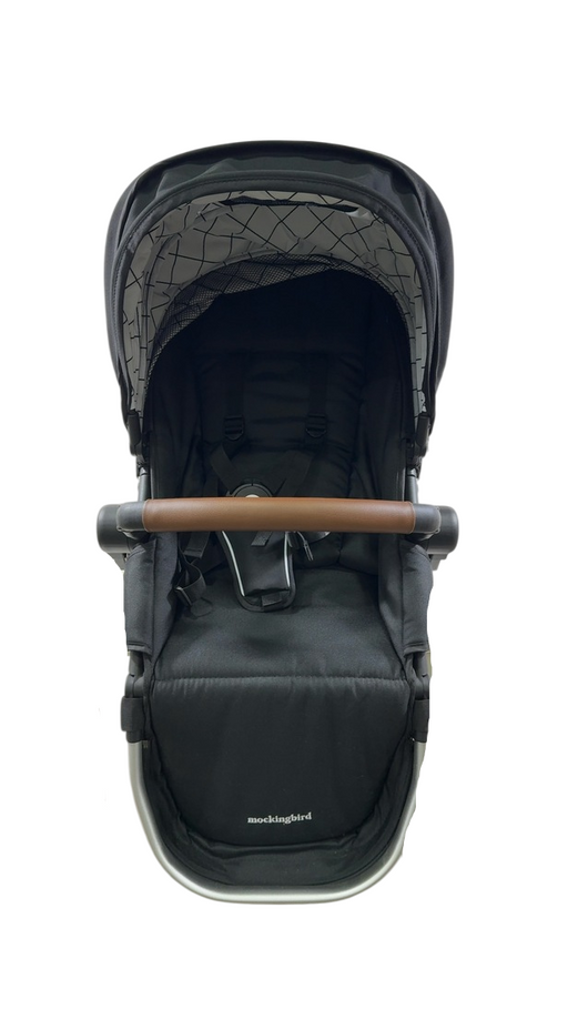 Shop Mockingbird 2nd Seat Kit 2.0, Black, Silver With Penny Leather, Windowpane at GoodBuy Gear