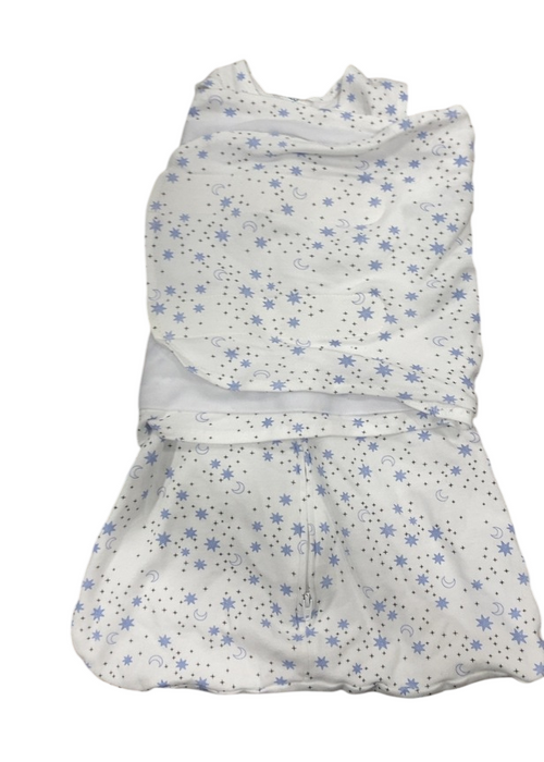Shop Halo SleepSack Swaddle, Midnight Moons Blue, Newborn at GoodBuy Gear