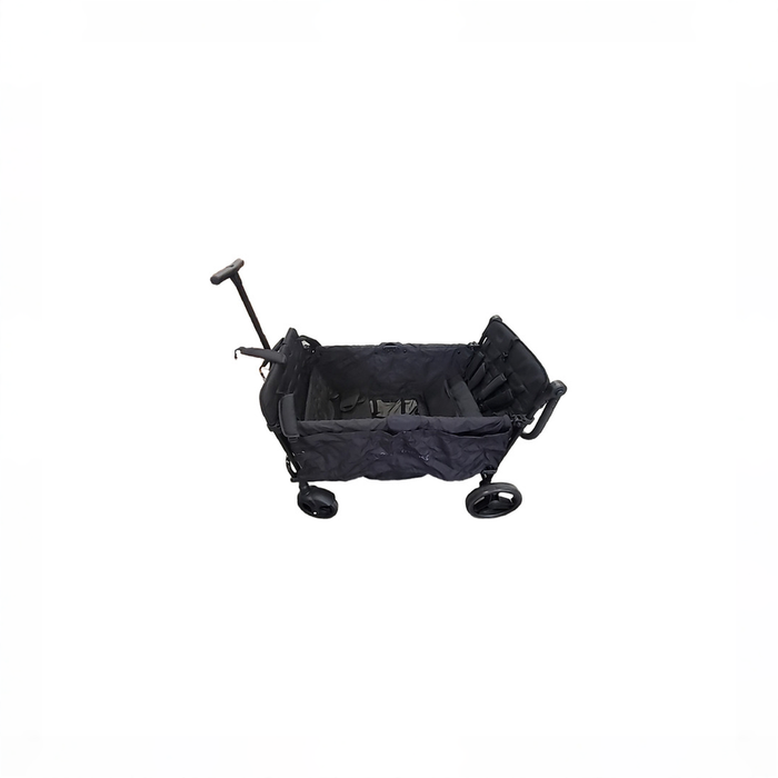 Shop Vomeast Stroller Wagon With Canopy, 2 Seater, Black at GoodBuy Gear