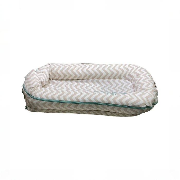 Shop DockATot Deluxe+ Dock, Silver Lining (Chevron) at GoodBuy Gear