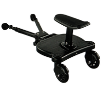 Shop GemonExe 2in1 Stroller Ride Board with Detachable Seat, Black at GoodBuy Gear