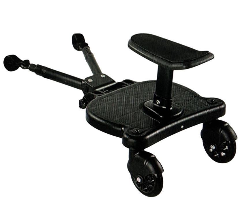 Shop GemonExe 2in1 Stroller Ride Board with Detachable Seat, Black at GoodBuy Gear