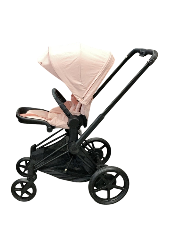 cybex e priam battery not working Cybex E-PRIAM Electric Stroller, Matt Black, Peach Pink, 2024, with Battery