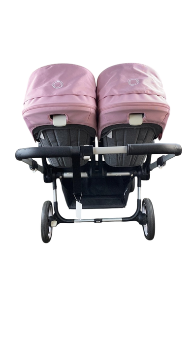 Shop Bugaboo Donkey 3 Duo Stroller, 2020, Grey Melange, Soft Pink, Aluminium at GoodBuy Gear