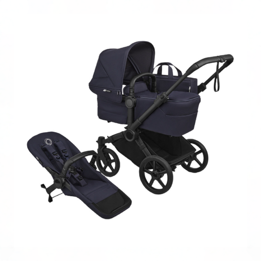 Shop Bugaboo Donkey 6 2-in-1 Stroller, 2026, Black Frame, Deep Indigo, Deep Indigo at GoodBuy Gear