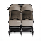 Shop Mompush Lithe Double Stroller, 2026, Khaki at GoodBuy Gear