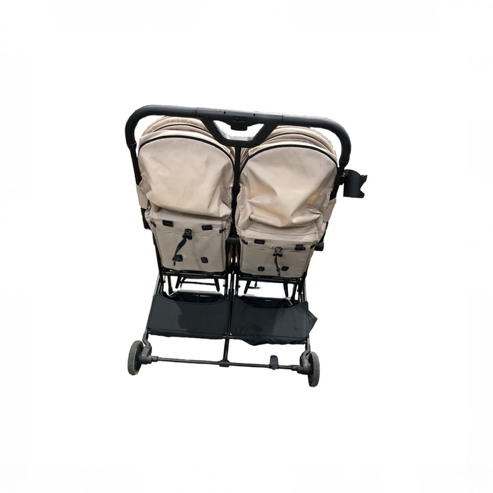 Shop Mompush Lithe Double Stroller, 2026, Khaki at GoodBuy Gear