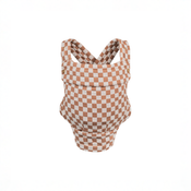 Shop Mabē The Monarch Carrier, Mocha Check at GoodBuy Gear