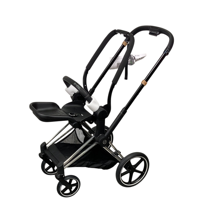 Shop Cybex PRIAM Stroller Frame And Seat, 2022, Chrome/Black at GoodBuy Gear