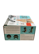 Shop Upseat Baby Floor & Booster Seat with Tray, Grey at GoodBuy Gear