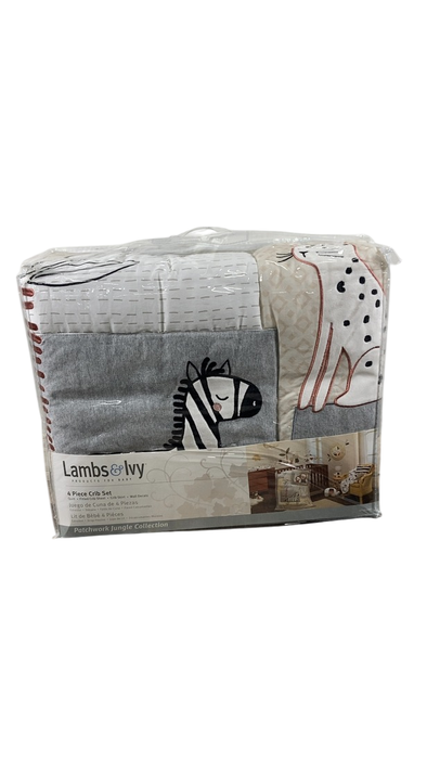 Shop Lambs & Ivy Four Piece Crib Set, PatchWork Jungle at GoodBuy Gear