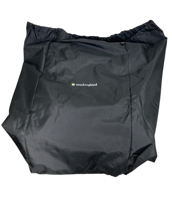 Shop Mockingbird Single to Double 2.0 Stroller, Bloom, Windowpane, Silver With Black Leather, 2024 at GoodBuy Gear