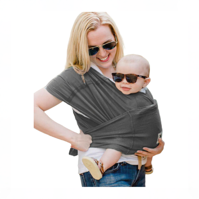 Shop Baby K'tan Baby Carrier, Breeze, Charcoal, Large at GoodBuy Gear