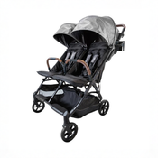 Shop Strolee V2 Double Stroller, 2025, Shadow at GoodBuy Gear