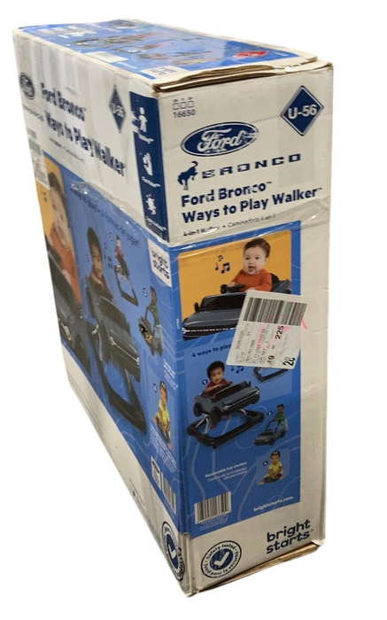 Shop Bright Starts Ways To Play 4-In-1 Baby Activity Walker, Blue Grey, Ford Bronco at GoodBuy Gear