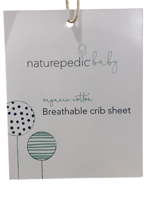 Shop Naturepedic Organic Cotton Crib Sheets, Cream at GoodBuy Gear