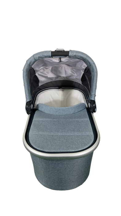 Shop UPPAbaby V2 Bassinet, Gregory (Blue Melange) at GoodBuy Gear