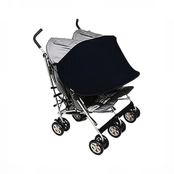 Shop Manito Sun Shade For Twin Stroller, Black at GoodBuy Gear