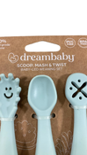 Shop Dreambaby Scoop Mash & Twist Silicone 3 Piece Cutlery Set at GoodBuy Gear