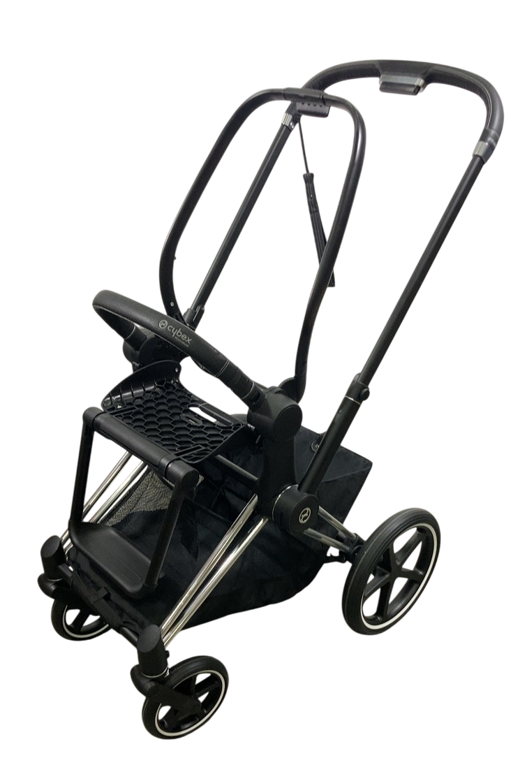 Cybex PRIAM Stroller Frame And Seat, 2019, Chrome/Black — GoodBuy Gear