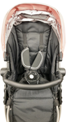 Shop Mockingbird Single to Double 2.0 Stroller, 2024, Bloom, Silver With Black Leather, Watercolor Drops at GoodBuy Gear