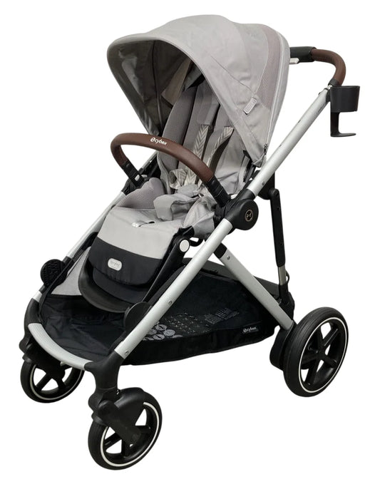 Cybex e-Gazelle S Stroller, 2024, Silver, Stone Grey