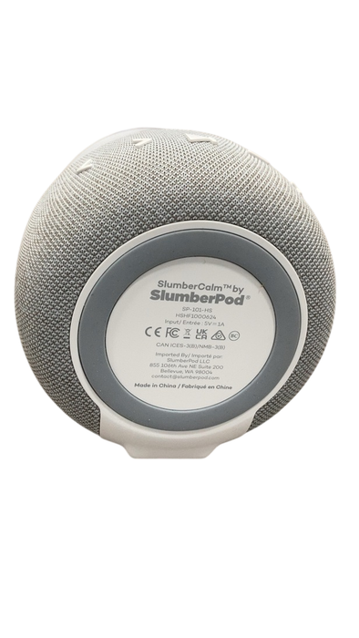 Shop SlumberPod SlumberCalm 2 in 1 Sound Machine & Night Light, White/Gray at GoodBuy Gear