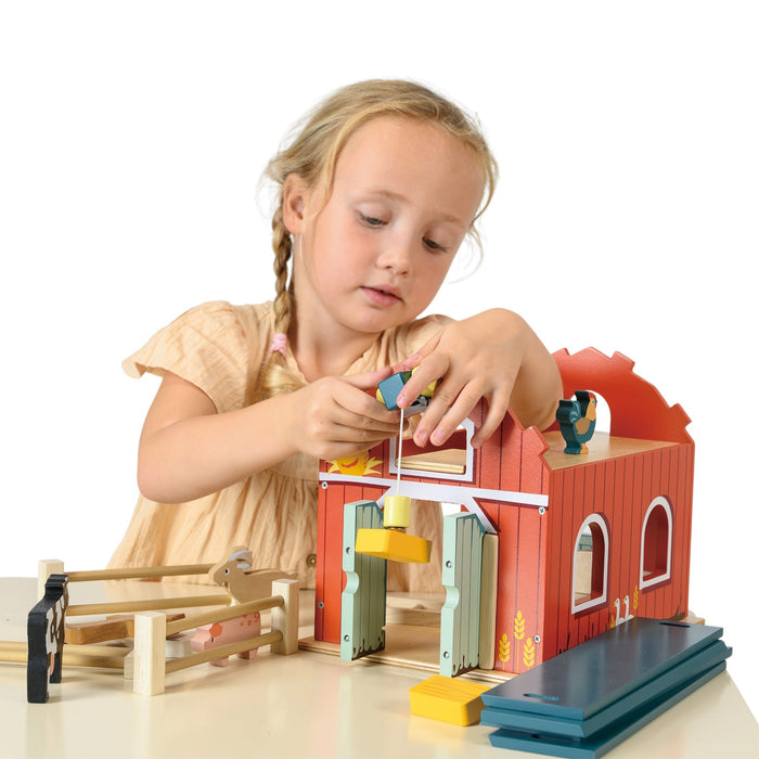 Shop Mentari Big Red Barn Playset at GoodBuy Gear