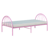 Shop BK Furniture Brooklyn Metal Twin Bed, Pink at GoodBuy Gear