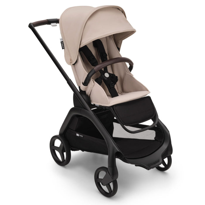 Shop Bugaboo Dragonfly Stroller, 2025, Black, Desert Taupe, Desert Taupe at GoodBuy Gear