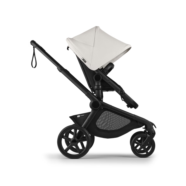 Bugaboo Kangaroo Single To Double Stroller, 2026, Black, Midnight Black, Misty White
