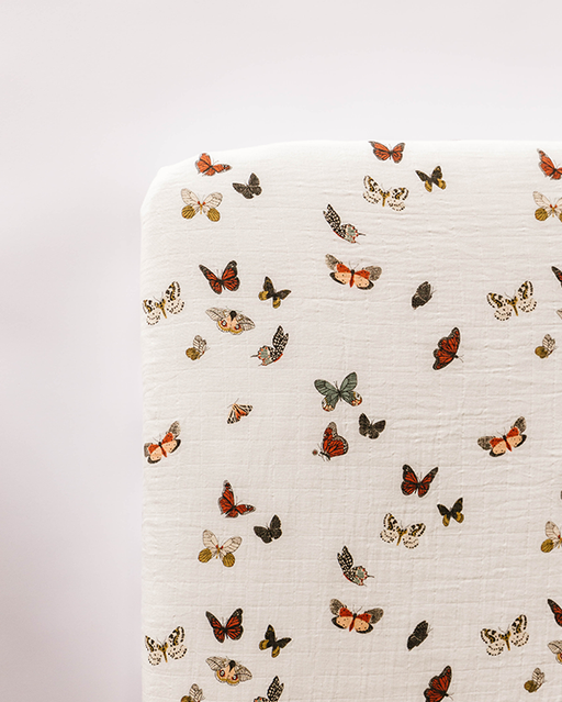 Shop Clementine Kids Butterfly Migration Crib Sheet at GoodBuy Gear