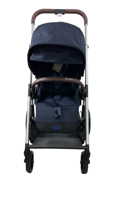 Shop Cybex Balios S Lux Stroller, 2023, Ocean Blue, Silver at GoodBuy Gear