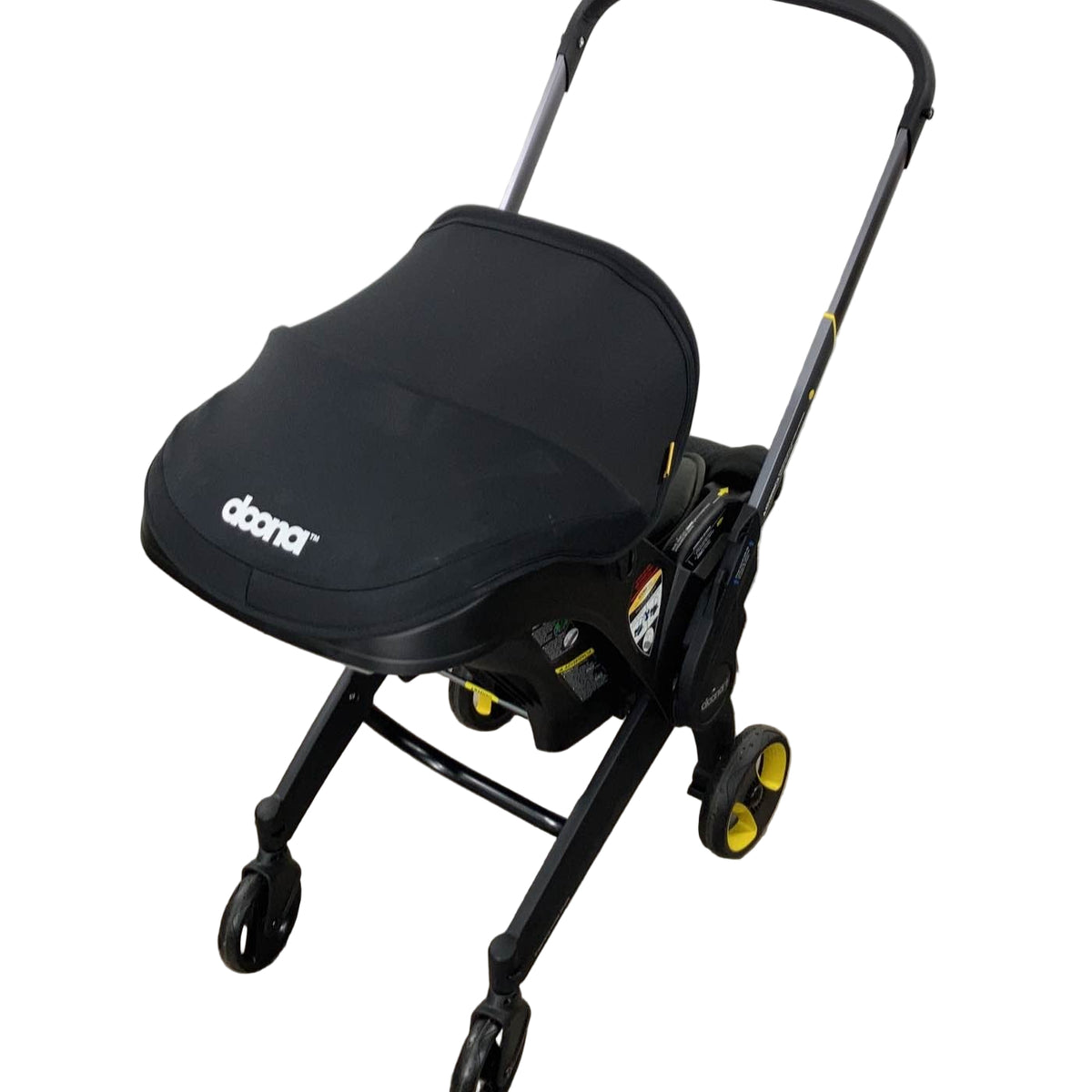 Nitro Black Doona Plus Car Seat Stroller Doona X Recline Car Seat Stroller  With Isofix Base