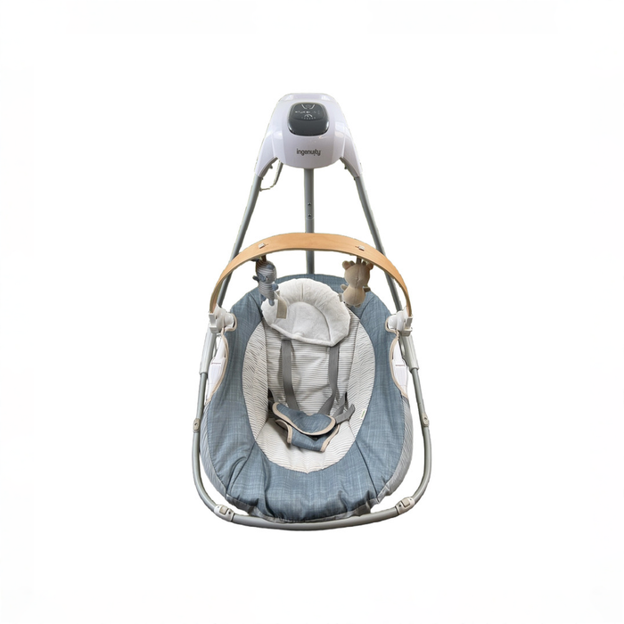 Shop Ingenuity Simple Comfort 2-in-1 Swing Rocker, Chambray at GoodBuy Gear