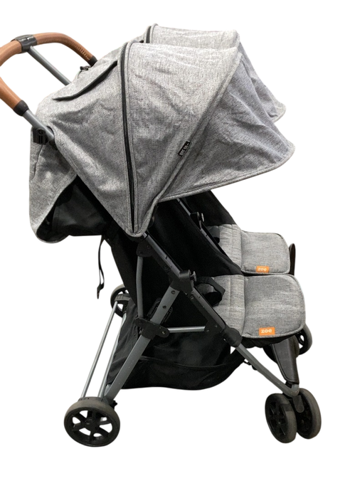 Zoe The Twin V2 Double Stroller, 2024, Luxe Grey