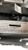 Shop Bugaboo Turtle Air By Nuna Car Seat, 2021, Black at GoodBuy Gear