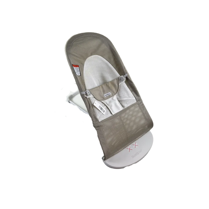 Shop BabyBjorn Bouncer Balance Soft, Gray Beige Mesh, Light Gray Frame at GoodBuy Gear