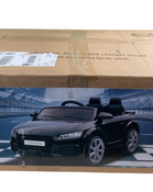 Shop Outfunny Kids Audi TT 12V Electric Ride-on Car with Remote, Black at GoodBuy Gear