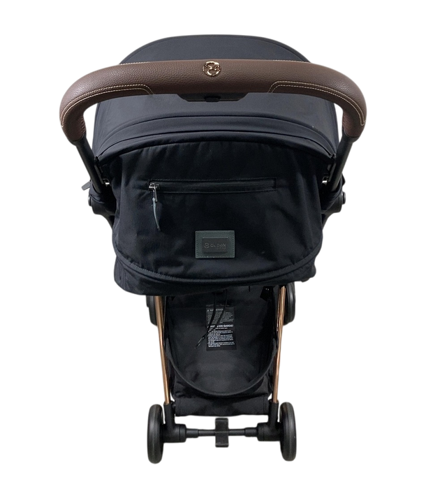 Shop Cybex Coya Stroller, 2023, Rose Gold, Sepia Black at GoodBuy Gear