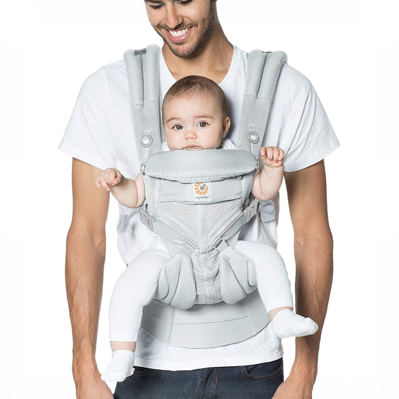 Ergobaby Omni 360 Cool Air Mesh Baby Carrier, Pearl Grey - Open Box