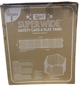 Shop Regalo 2 in 1 Super Wide Safety Gate and Play Yard, 144"x28" at GoodBuy Gear