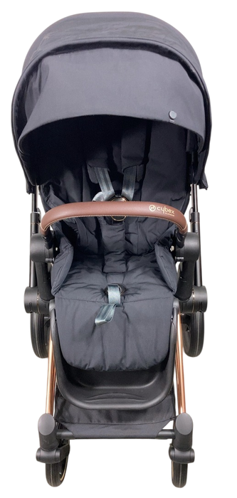 Shop Cybex PRIAM Stroller, Rose Gold, Sepia Black, 2024 at GoodBuy Gear