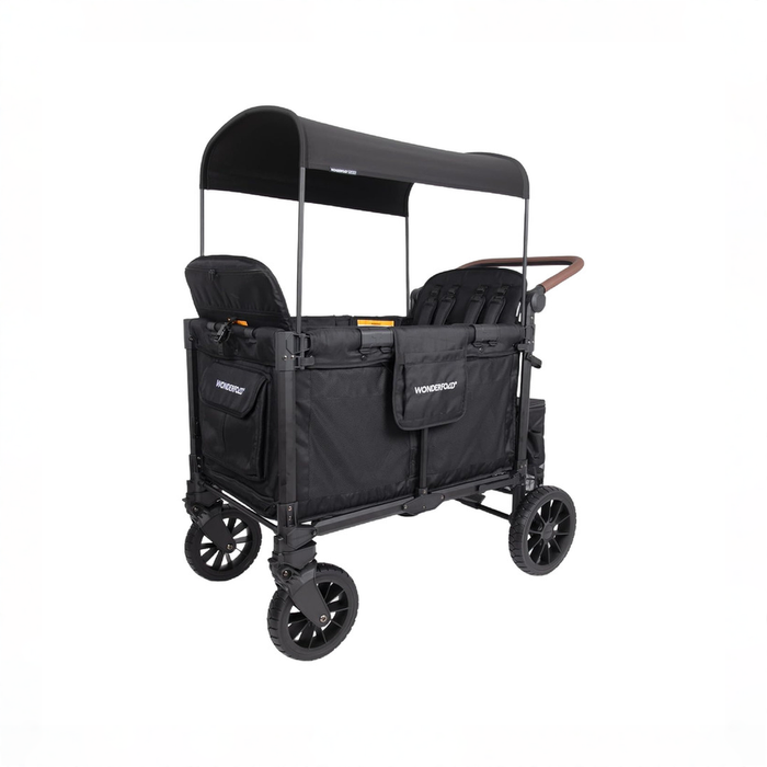 Shop Wonderfold W4 Luxe Pro Stroller Wagon, 2026, Jet Black at GoodBuy Gear