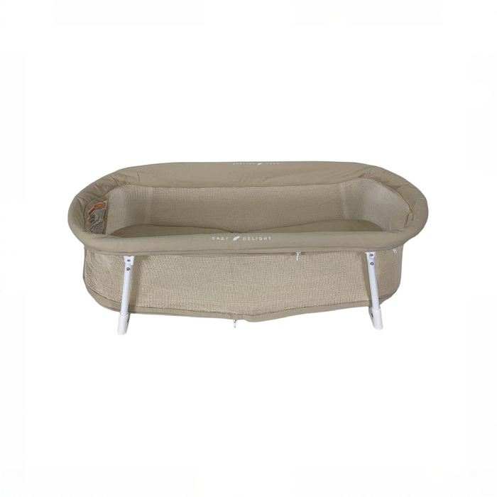 Shop Baby Delight Snuggle Nest Portable Infant Bassinet, Organic Oat at GoodBuy Gear