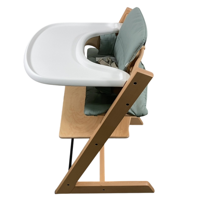 Shop Stokke Tripp Trapp Complete High Chair, 2, Glacier Green, Natural at GoodBuy Gear
