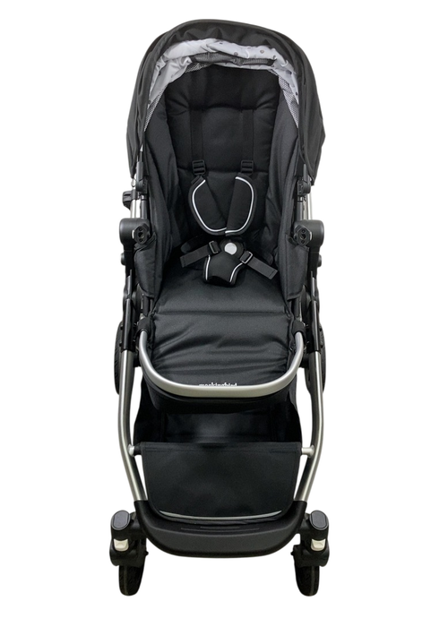 Shop Mockingbird Single to Double 2.0 Stroller, 2024, Black, Silver With Penny Leather, Watercolor Drops at GoodBuy Gear