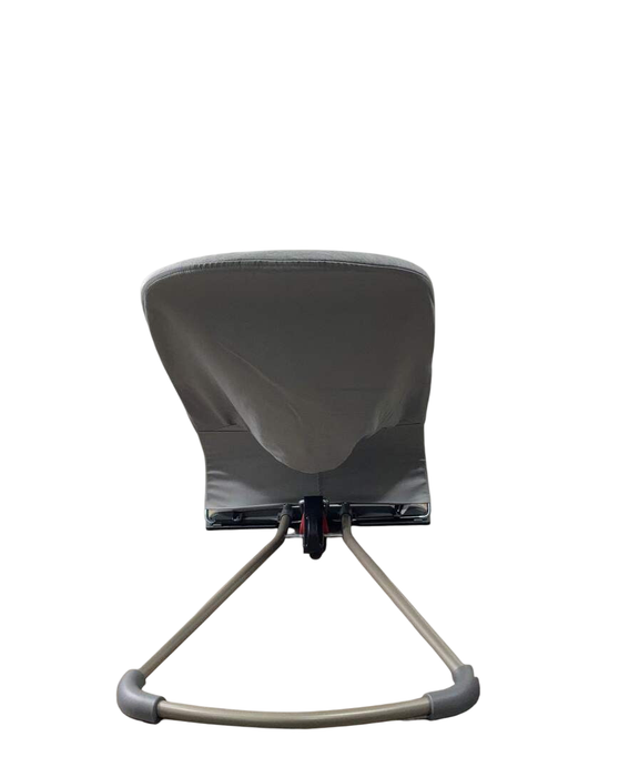 Shop BabyBjorn Bouncer Bliss, Dark Gray Frame, Light Gray 3D Jersey at GoodBuy Gear