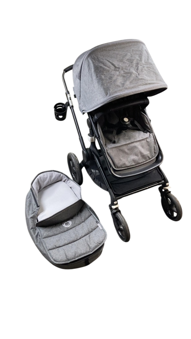 bugaboo stock Bugaboo Fox 2 Stroller, Grey Melange, Grey Melange, Black Frame