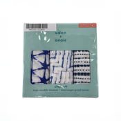 Shop Aden + Anais Silky Soft Swaddles (3 Pack), Indigo Shibori at GoodBuy Gear